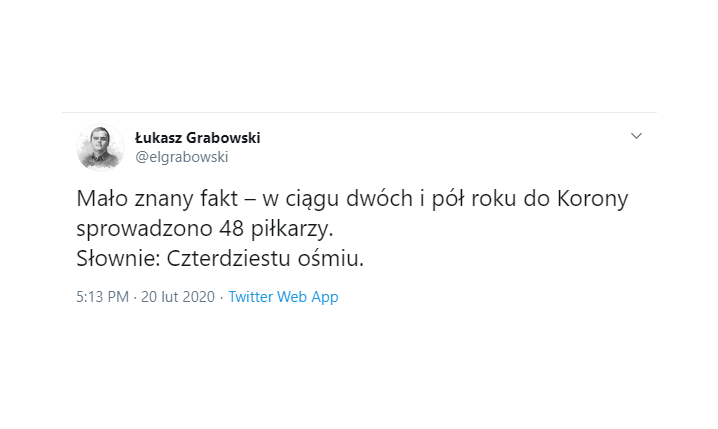 Tylu piłkarzy przez 2,5 roku SPROWADZONO do Korony Kielce :D